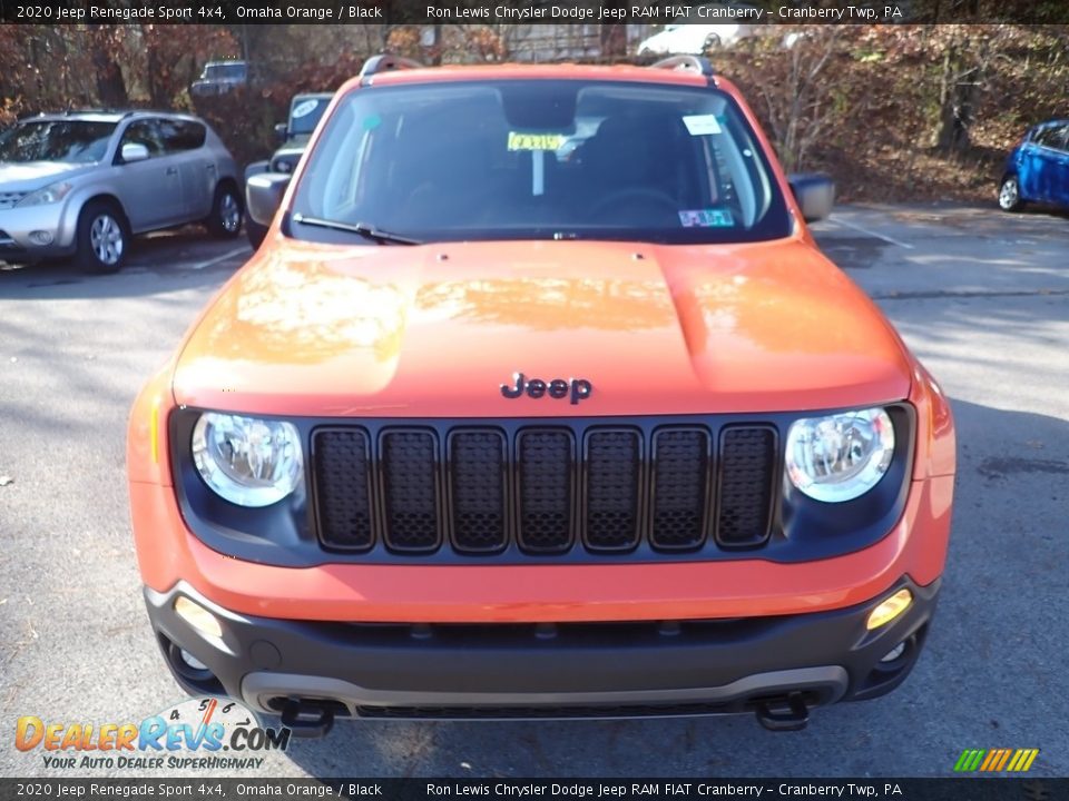 2020 Jeep Renegade Sport 4x4 Omaha Orange / Black Photo #8