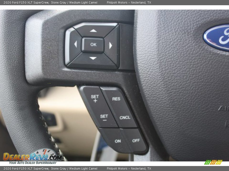 2020 Ford F150 XLT SuperCrew Steering Wheel Photo #12