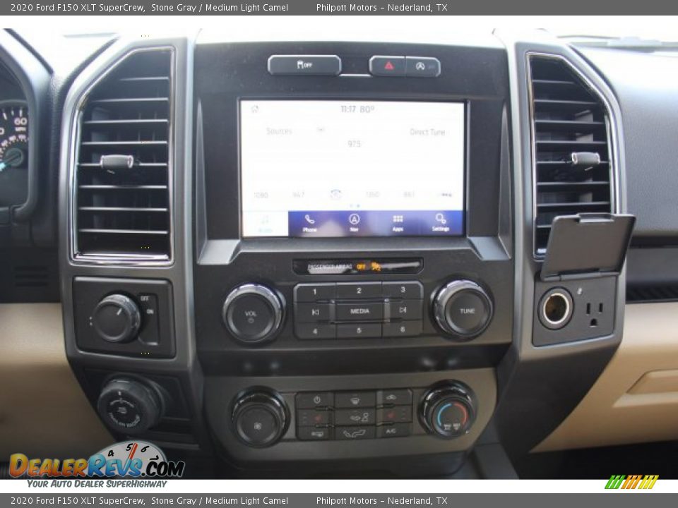 2020 Ford F150 XLT SuperCrew Stone Gray / Medium Light Camel Photo #17