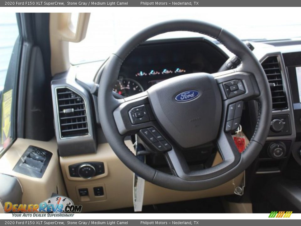 2020 Ford F150 XLT SuperCrew Steering Wheel Photo #22