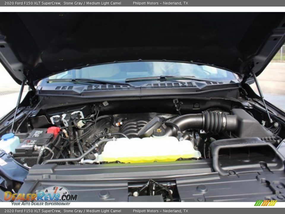 2020 Ford F150 XLT SuperCrew Stone Gray / Medium Light Camel Photo #24