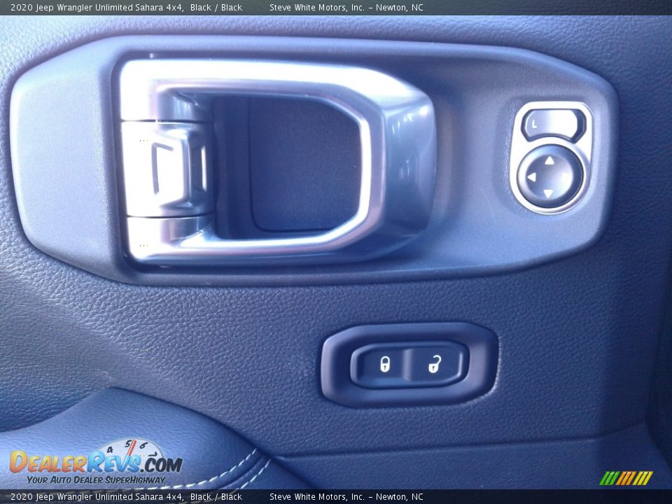 2020 Jeep Wrangler Unlimited Sahara 4x4 Black / Black Photo #9