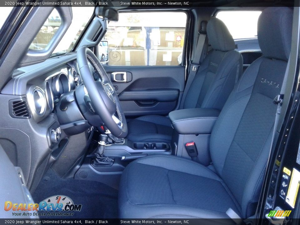 2020 Jeep Wrangler Unlimited Sahara 4x4 Black / Black Photo #10