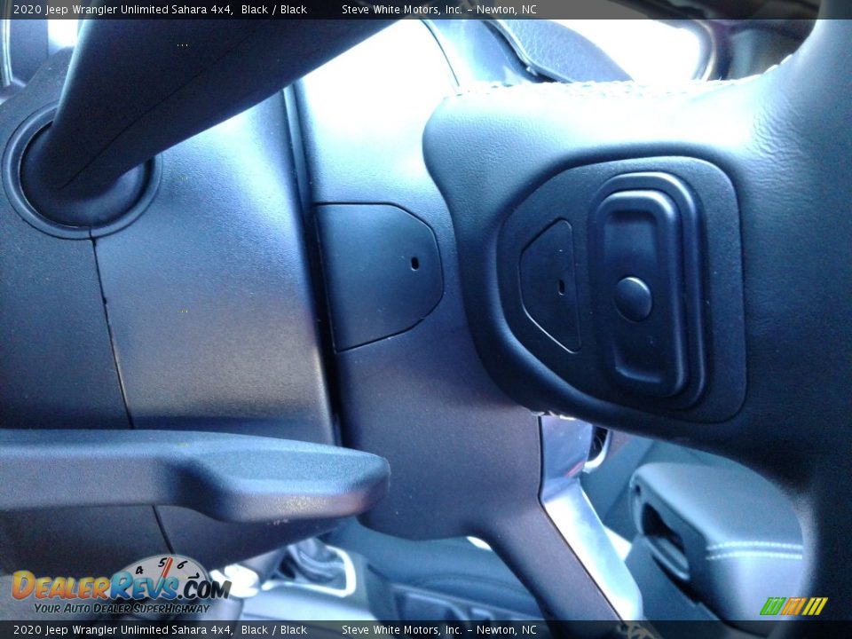 2020 Jeep Wrangler Unlimited Sahara 4x4 Black / Black Photo #15