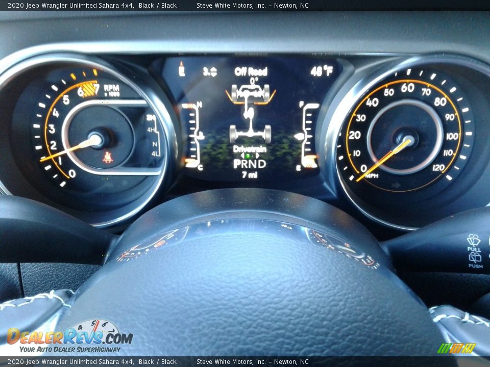 2020 Jeep Wrangler Unlimited Sahara 4x4 Black / Black Photo #18