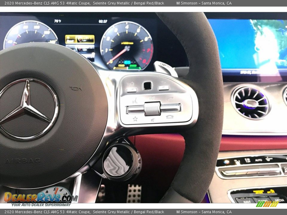 2020 Mercedes-Benz CLS AMG 53 4Matic Coupe Steering Wheel Photo #19
