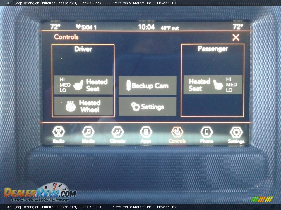 2020 Jeep Wrangler Unlimited Sahara 4x4 Black / Black Photo #21