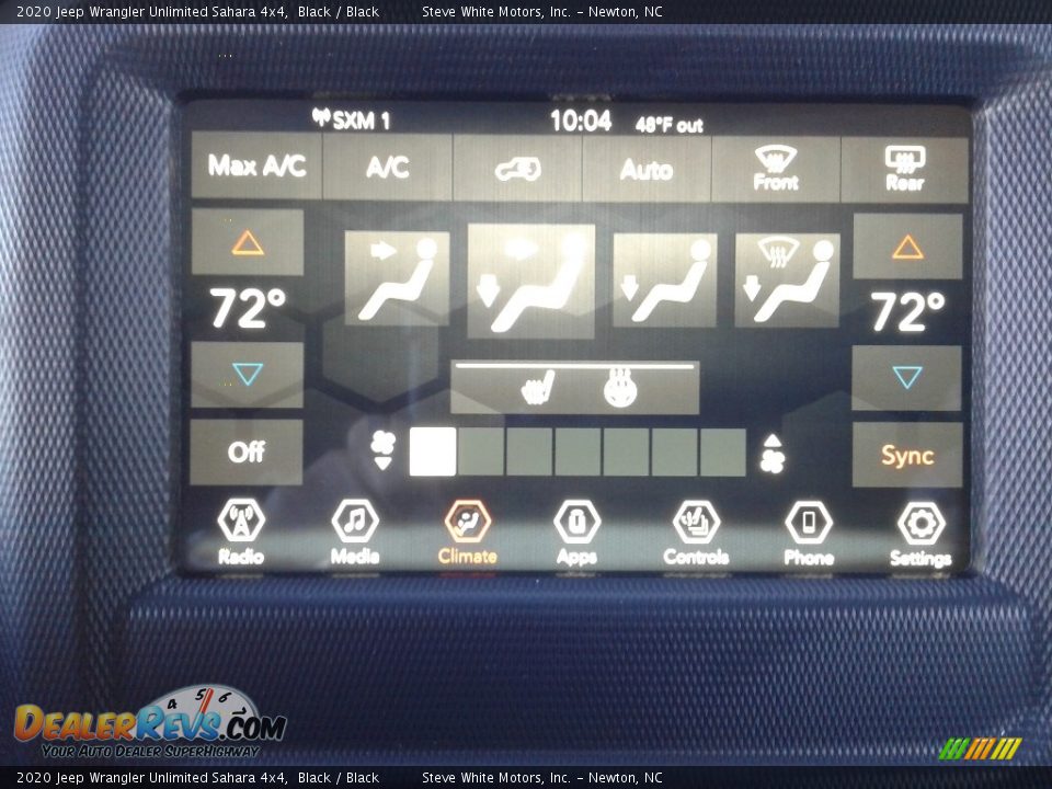 2020 Jeep Wrangler Unlimited Sahara 4x4 Black / Black Photo #22