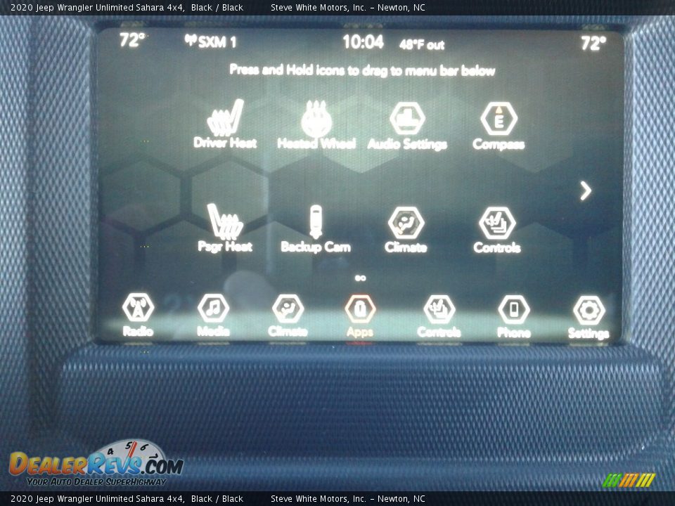 2020 Jeep Wrangler Unlimited Sahara 4x4 Black / Black Photo #23