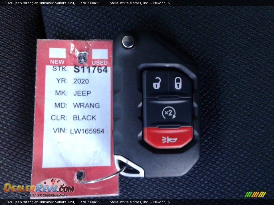 2020 Jeep Wrangler Unlimited Sahara 4x4 Black / Black Photo #27