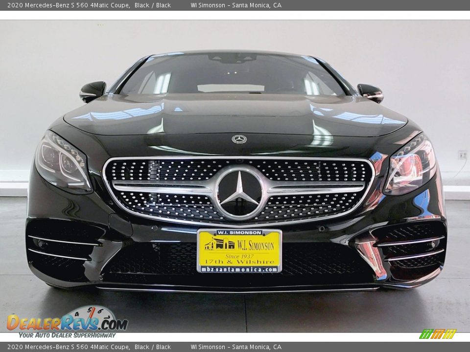 2020 Mercedes-Benz S 560 4Matic Coupe Black / Black Photo #2