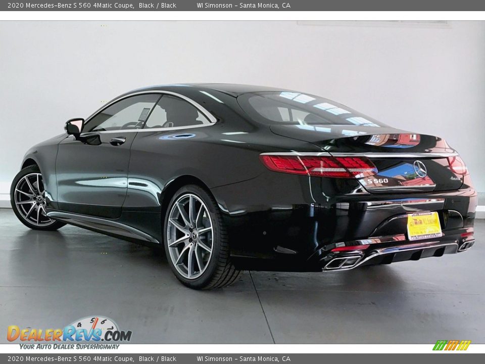 2020 Mercedes-Benz S 560 4Matic Coupe Black / Black Photo #10