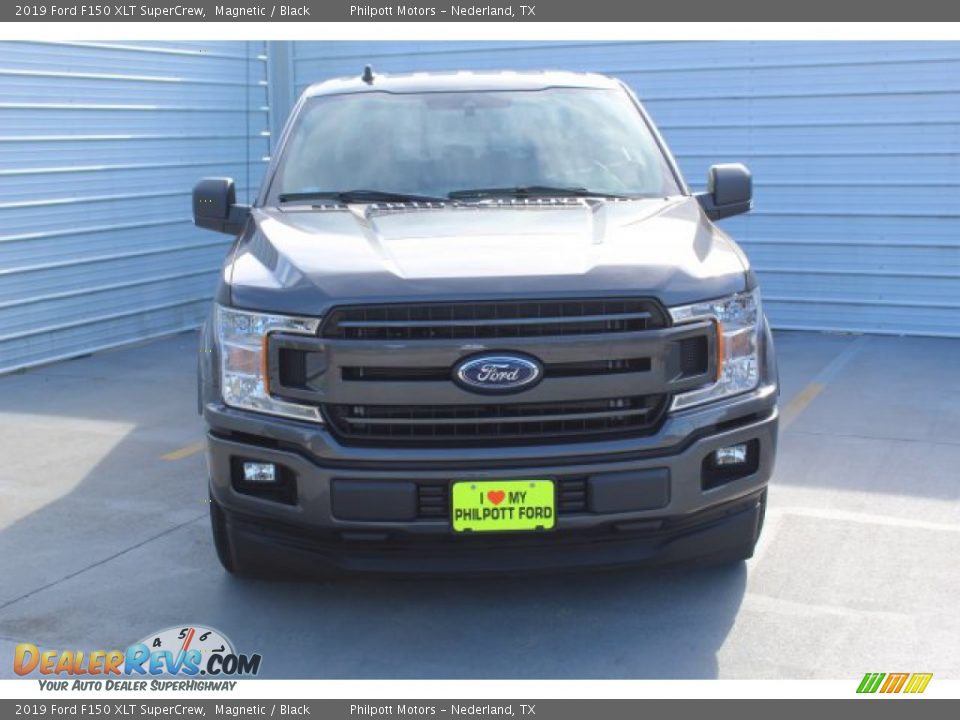 2019 Ford F150 XLT SuperCrew Magnetic / Black Photo #3