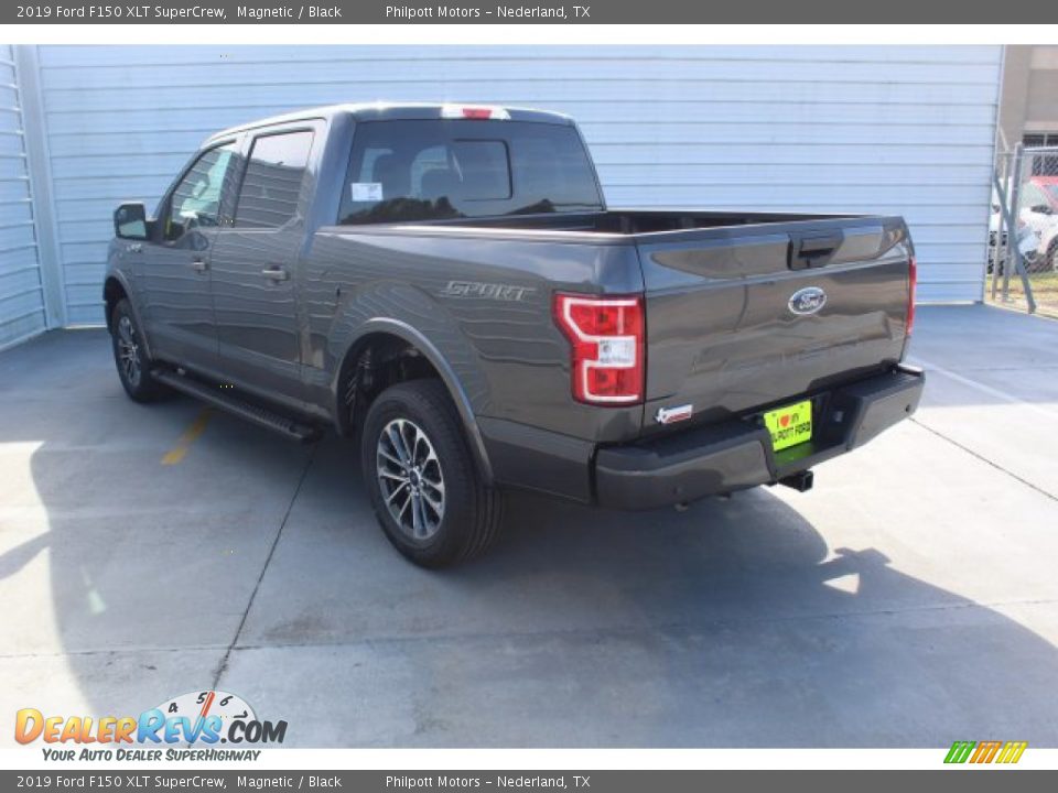 2019 Ford F150 XLT SuperCrew Magnetic / Black Photo #6