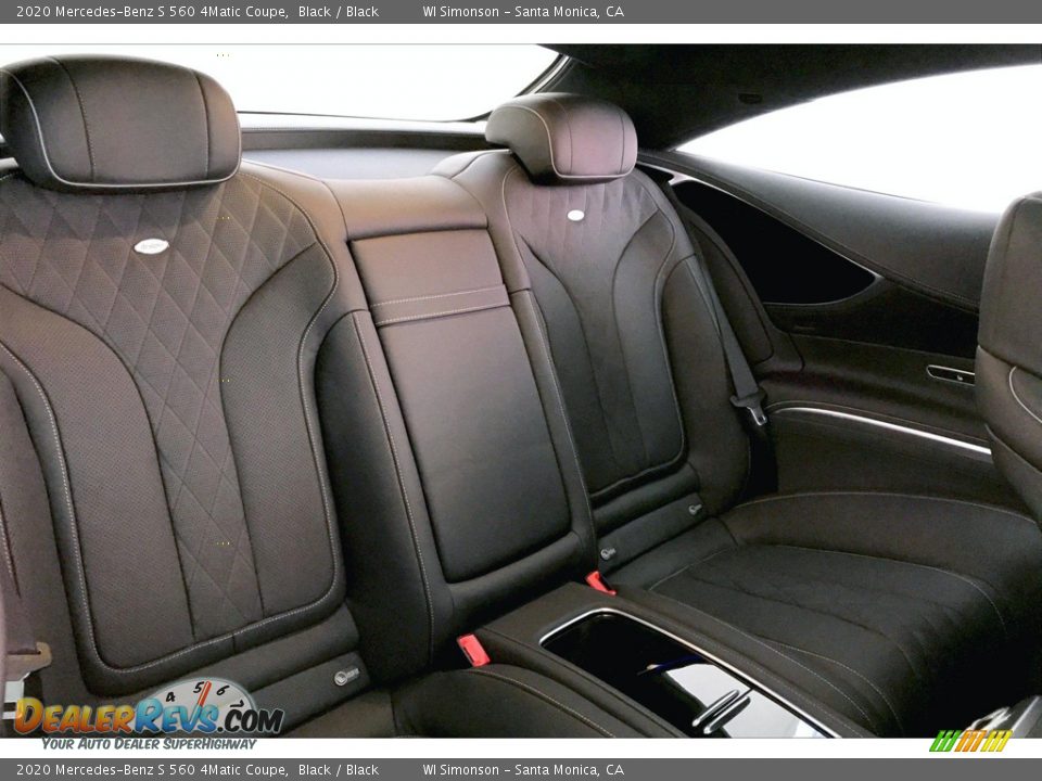 Rear Seat of 2020 Mercedes-Benz S 560 4Matic Coupe Photo #13