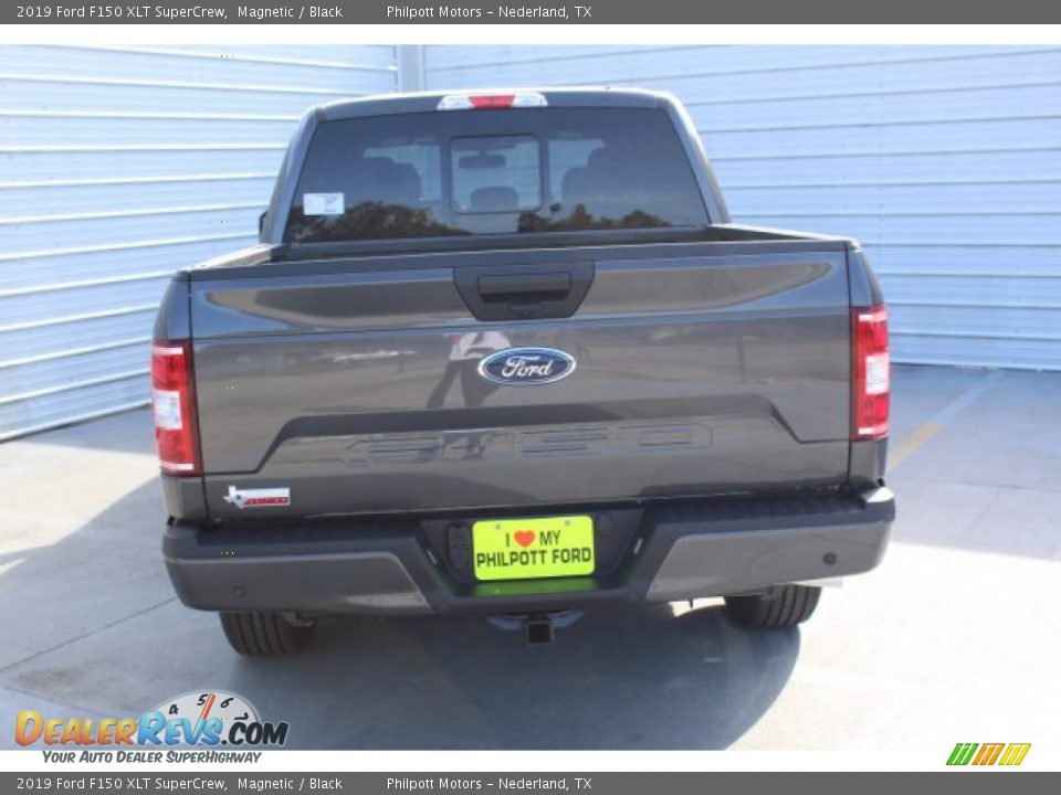 2019 Ford F150 XLT SuperCrew Magnetic / Black Photo #7