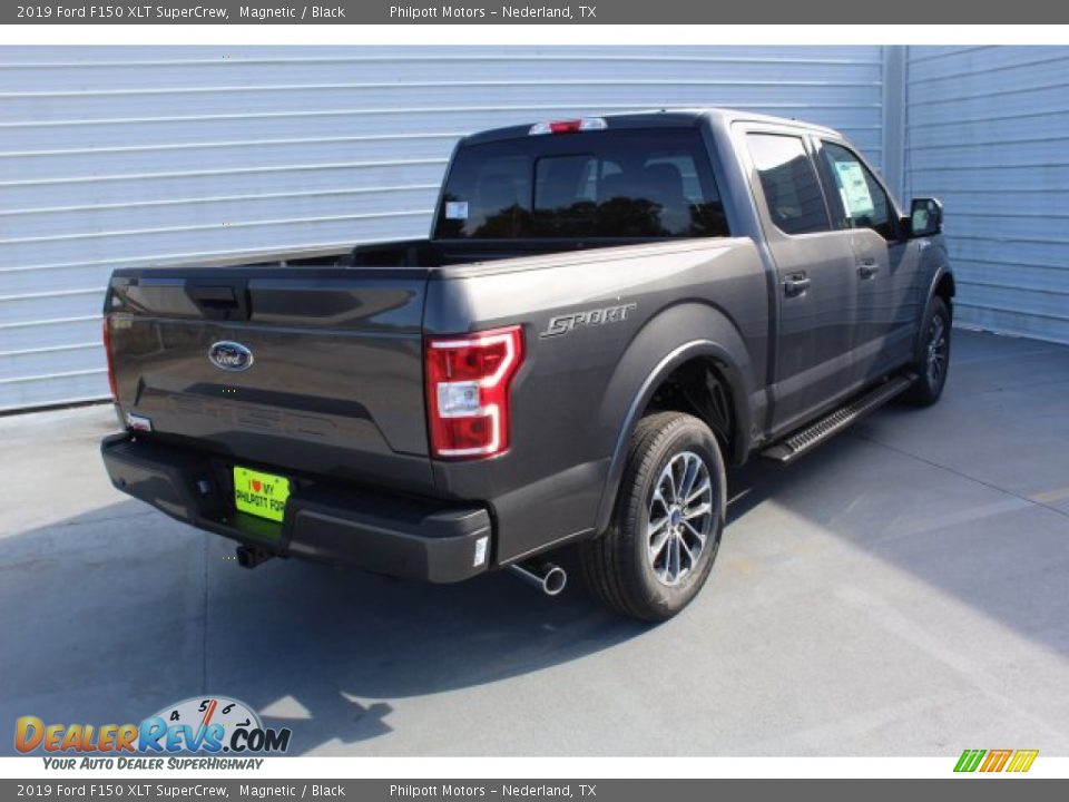 2019 Ford F150 XLT SuperCrew Magnetic / Black Photo #8