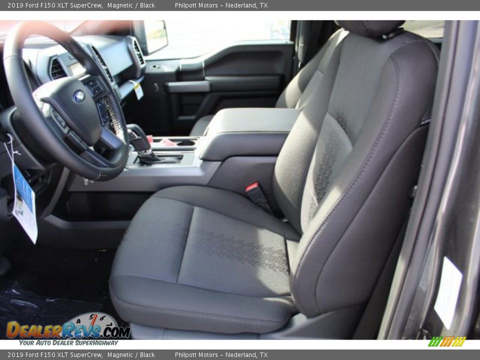 2019 Ford F150 XLT SuperCrew Magnetic / Black Photo #10