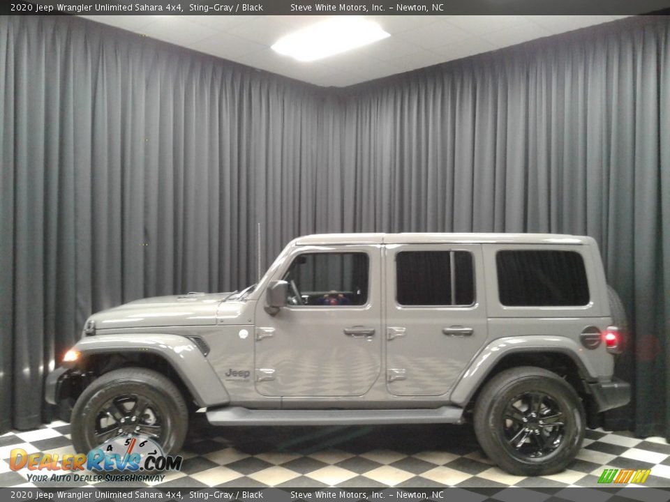 2020 Jeep Wrangler Unlimited Sahara 4x4 Sting-Gray / Black Photo #1