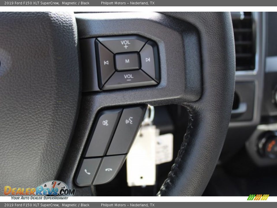 2019 Ford F150 XLT SuperCrew Magnetic / Black Photo #13