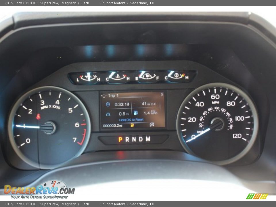 2019 Ford F150 XLT SuperCrew Magnetic / Black Photo #14