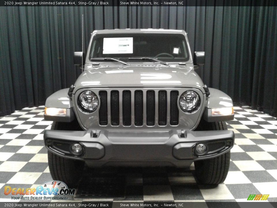 2020 Jeep Wrangler Unlimited Sahara 4x4 Sting-Gray / Black Photo #3