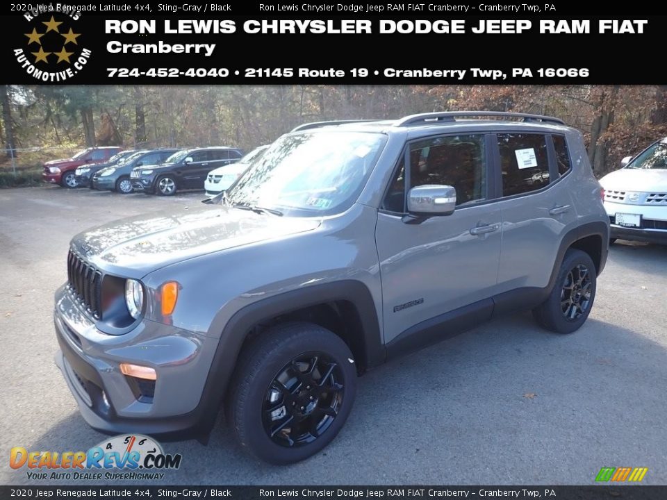 2020 Jeep Renegade Latitude 4x4 Sting-Gray / Black Photo #1