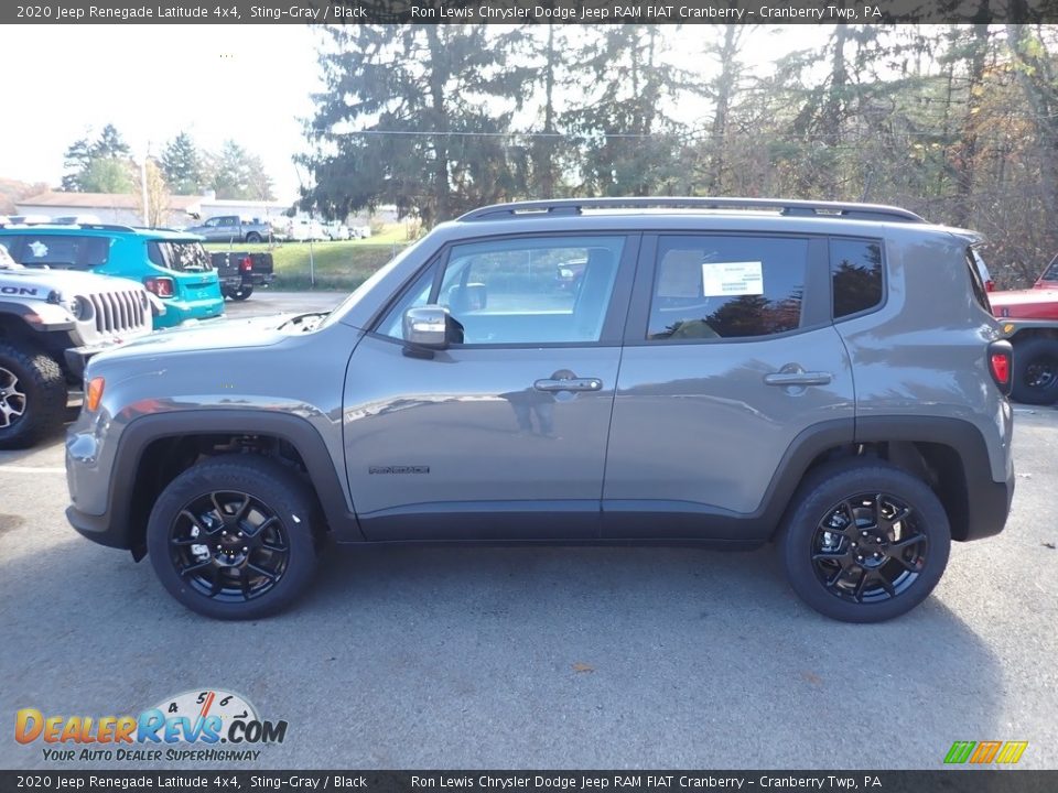 2020 Jeep Renegade Latitude 4x4 Sting-Gray / Black Photo #2