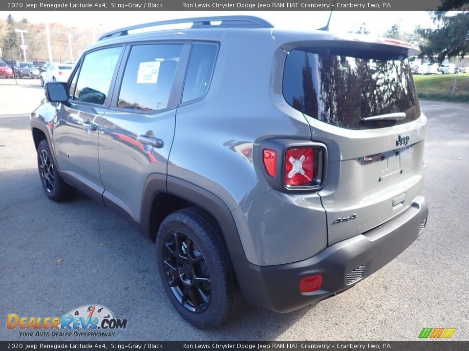 2020 Jeep Renegade Latitude 4x4 Sting-Gray / Black Photo #3