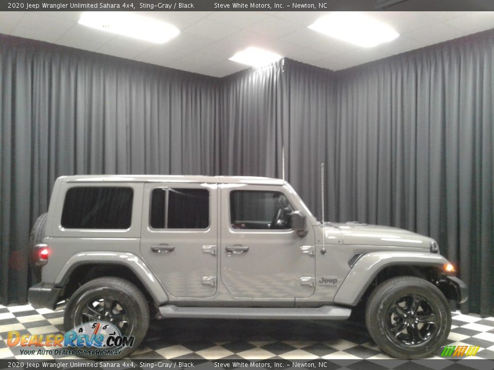 2020 Jeep Wrangler Unlimited Sahara 4x4 Sting-Gray / Black Photo #5