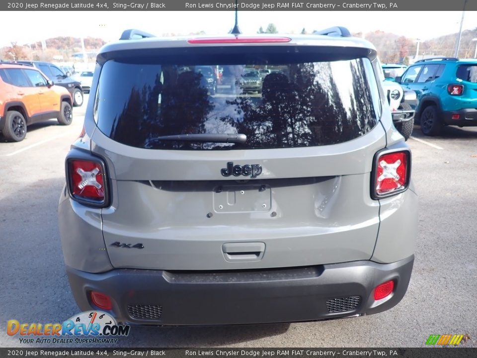 2020 Jeep Renegade Latitude 4x4 Sting-Gray / Black Photo #4