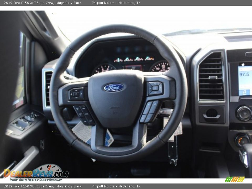 2019 Ford F150 XLT SuperCrew Magnetic / Black Photo #22