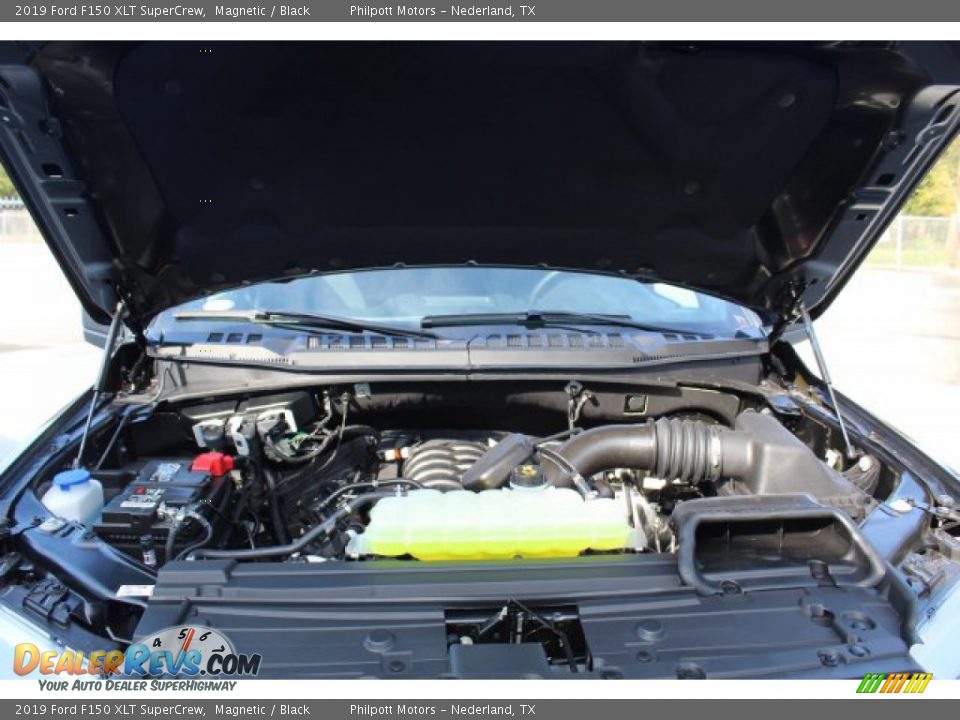 2019 Ford F150 XLT SuperCrew Magnetic / Black Photo #24