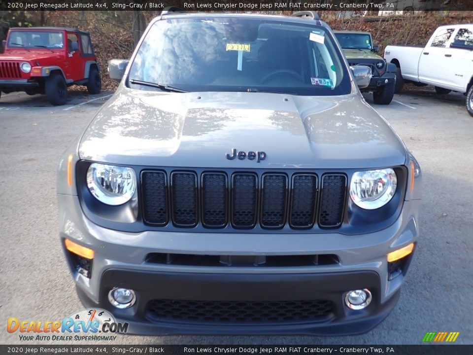 2020 Jeep Renegade Latitude 4x4 Sting-Gray / Black Photo #8