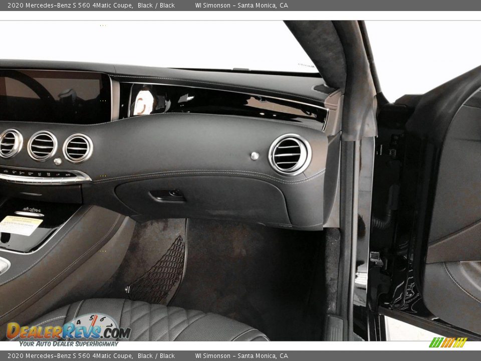 2020 Mercedes-Benz S 560 4Matic Coupe Black / Black Photo #28