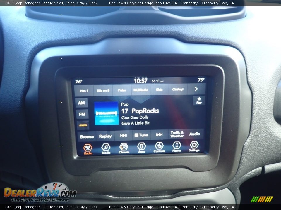 2020 Jeep Renegade Latitude 4x4 Sting-Gray / Black Photo #15