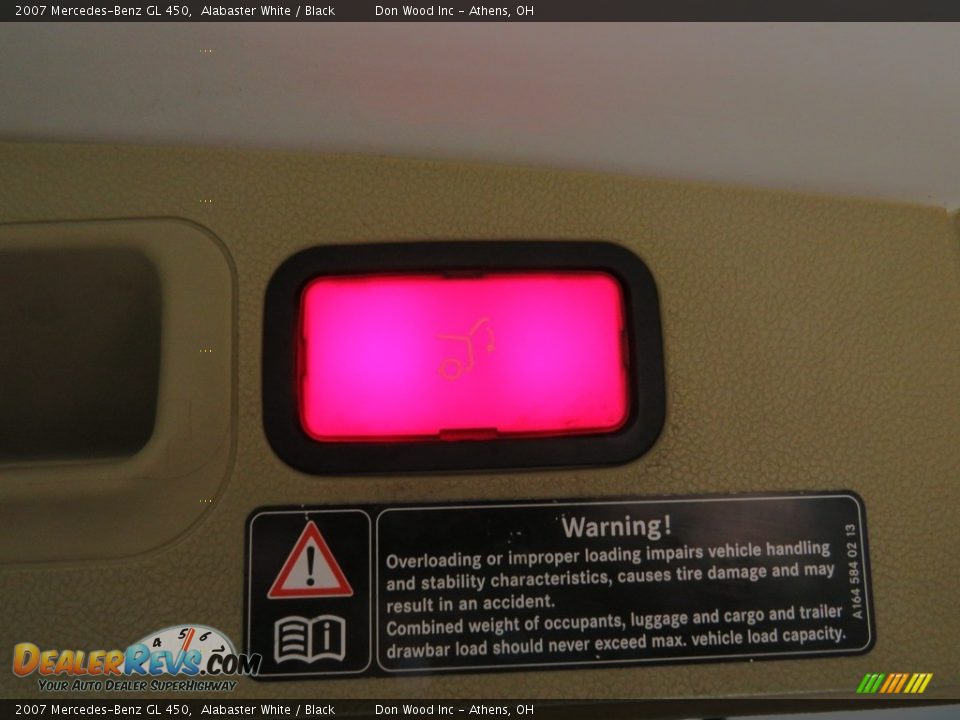 2007 Mercedes-Benz GL 450 Alabaster White / Black Photo #13