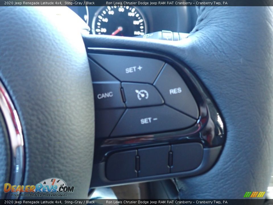 2020 Jeep Renegade Latitude 4x4 Sting-Gray / Black Photo #19