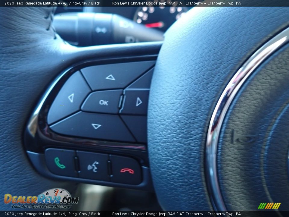 2020 Jeep Renegade Latitude 4x4 Sting-Gray / Black Photo #20