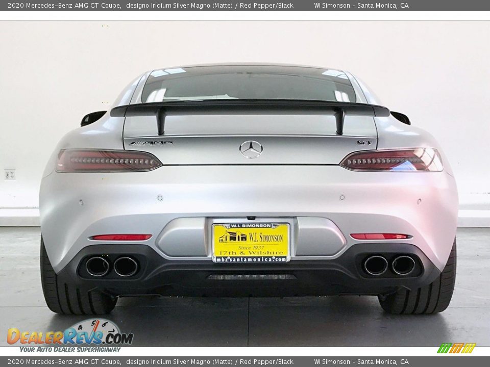 2020 Mercedes-Benz AMG GT Coupe designo Iridium Silver Magno (Matte) / Red Pepper/Black Photo #3