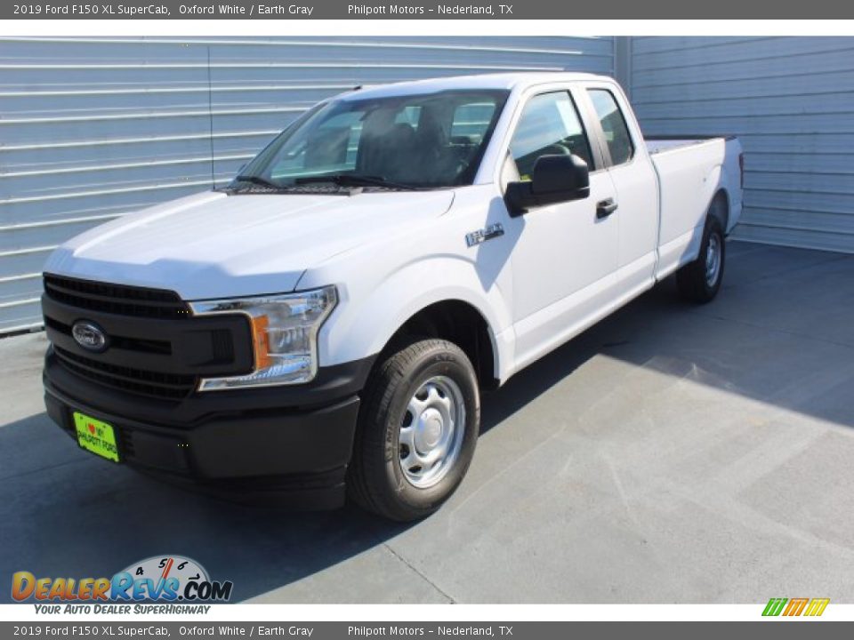 2019 Ford F150 XL SuperCab Oxford White / Earth Gray Photo #4