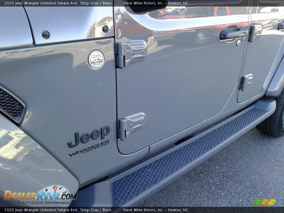 2020 Jeep Wrangler Unlimited Sahara 4x4 Sting-Gray / Black Photo #26