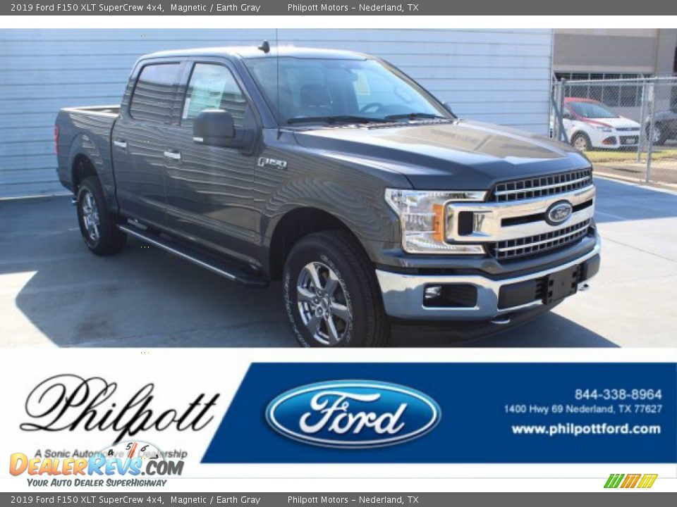 2019 Ford F150 XLT SuperCrew 4x4 Magnetic / Earth Gray Photo #1