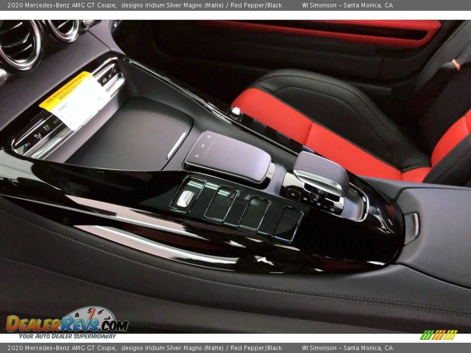2020 Mercedes-Benz AMG GT Coupe designo Iridium Silver Magno (Matte) / Red Pepper/Black Photo #21