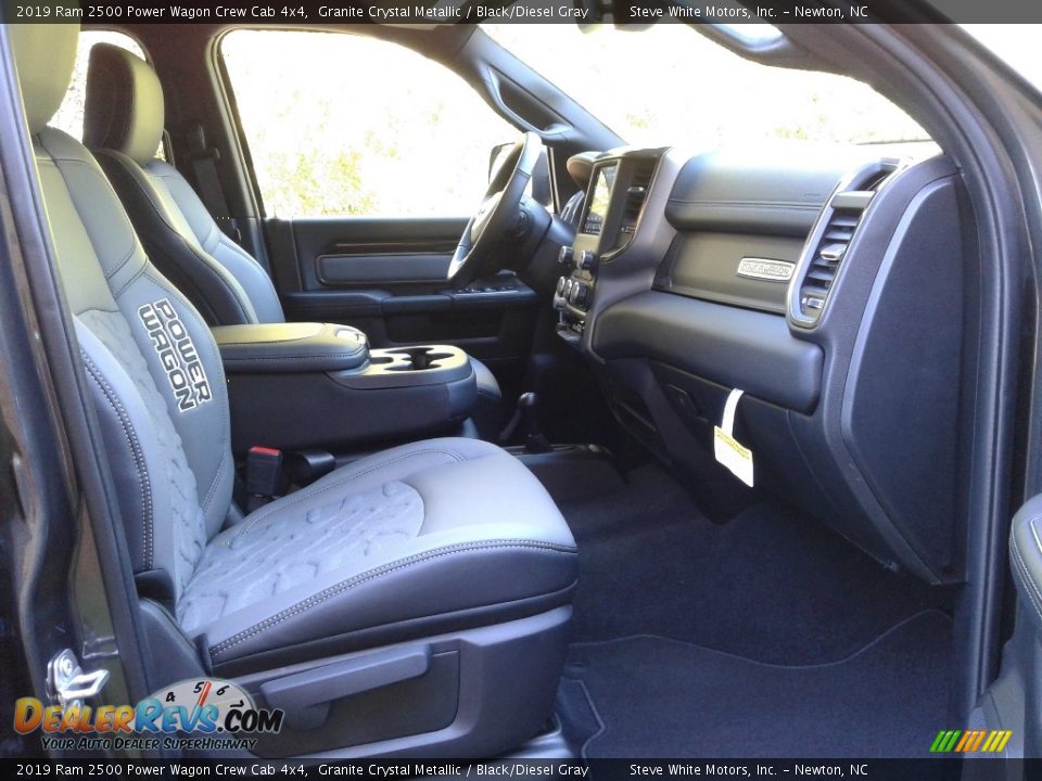 Black/Diesel Gray Interior - 2019 Ram 2500 Power Wagon Crew Cab 4x4 Photo #14