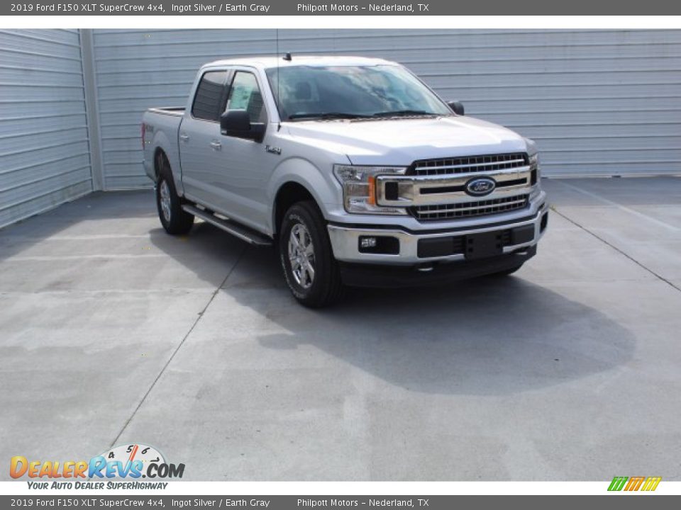 2019 Ford F150 XLT SuperCrew 4x4 Ingot Silver / Earth Gray Photo #2