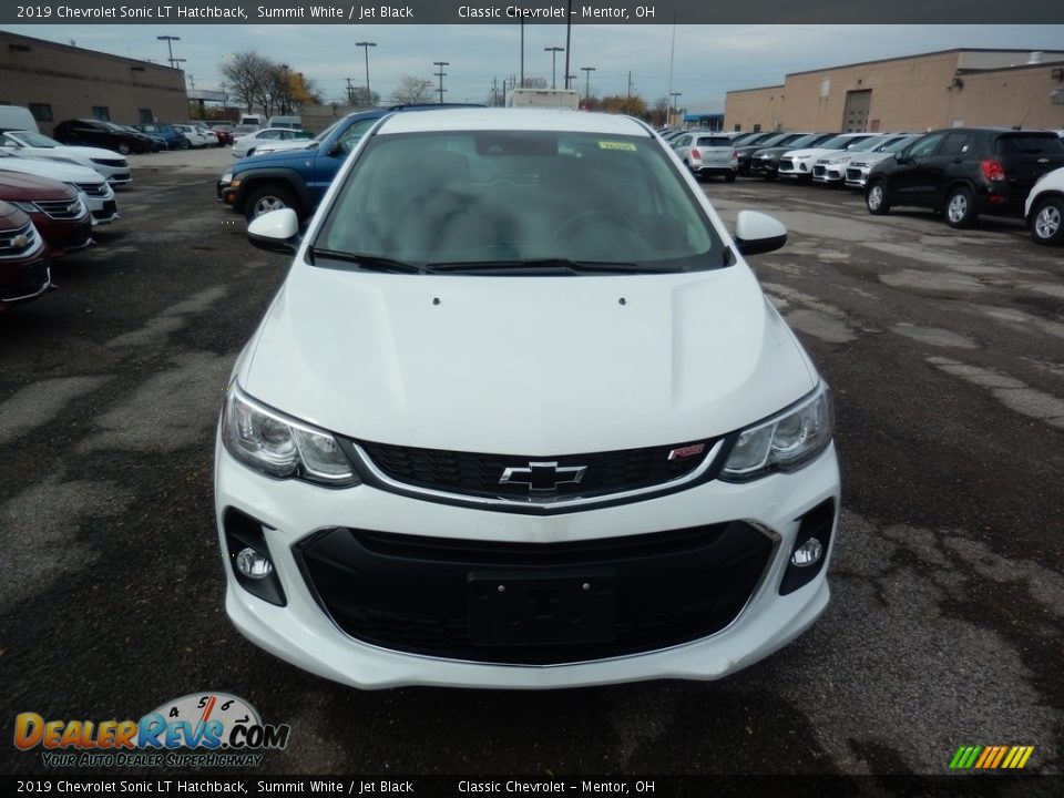 2019 Chevrolet Sonic LT Hatchback Summit White / Jet Black Photo #2