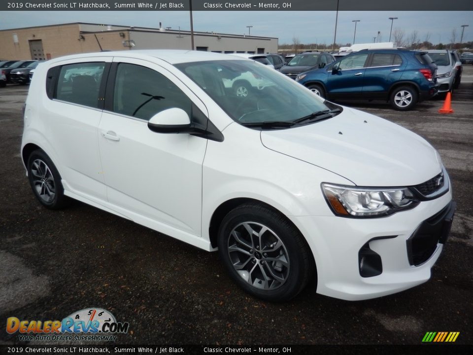 Summit White 2019 Chevrolet Sonic LT Hatchback Photo #3