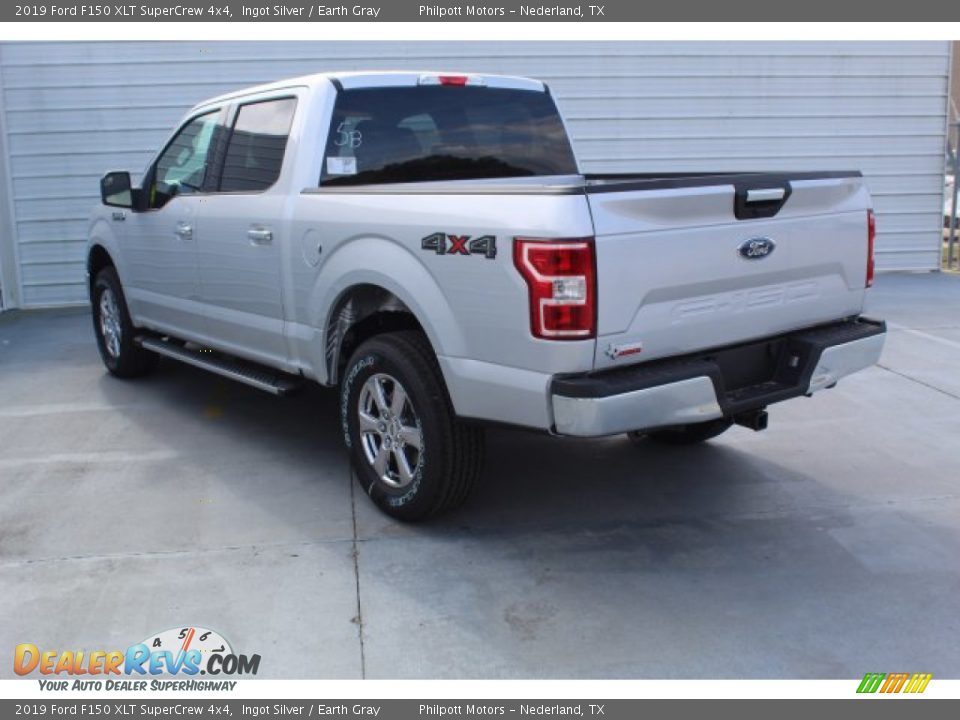 2019 Ford F150 XLT SuperCrew 4x4 Ingot Silver / Earth Gray Photo #6