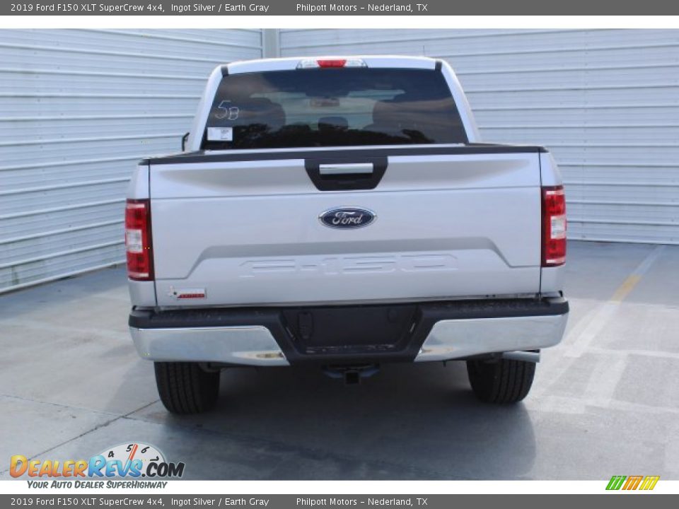 2019 Ford F150 XLT SuperCrew 4x4 Ingot Silver / Earth Gray Photo #7